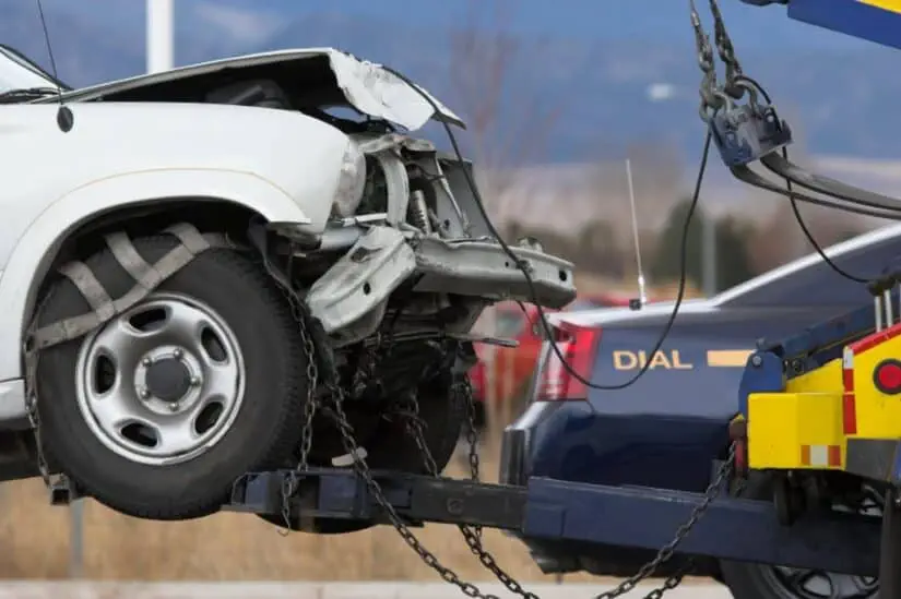 Image - Intersection Accidents photo of car being removed from place of accident