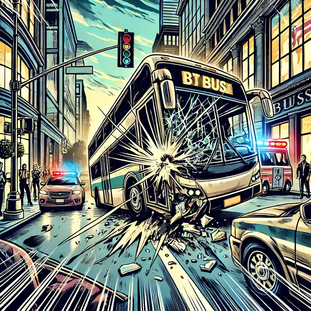 Bus Accident Illustration Los Angeles Car Accident Attorneys