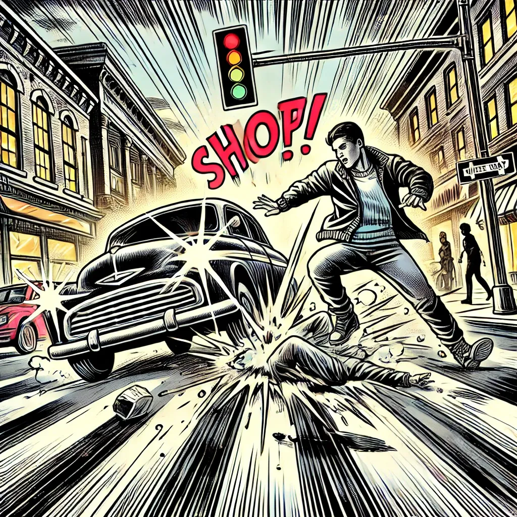 Comic Book Pedestrian Accident Auto Accident Injury Lawyers in Los Angeles