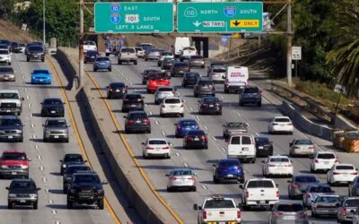 Semi-Truck Overturns in Van Nuys Truck Crash
