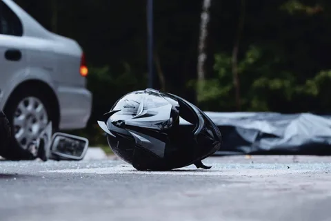 venturamotorcycle-accidents Bicycle hit by a car
