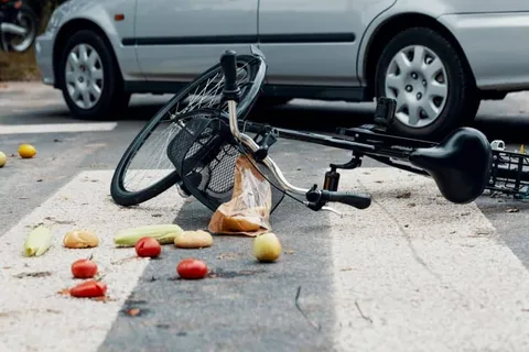 Bicycle Accident Photo of bicycle accident